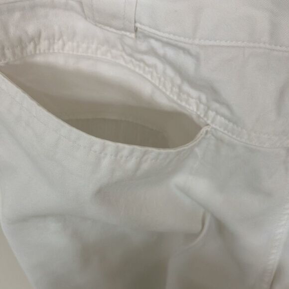 Kate Hill 14 White Zippered Pockets Wide Leg Pants - Picture 10 of 15